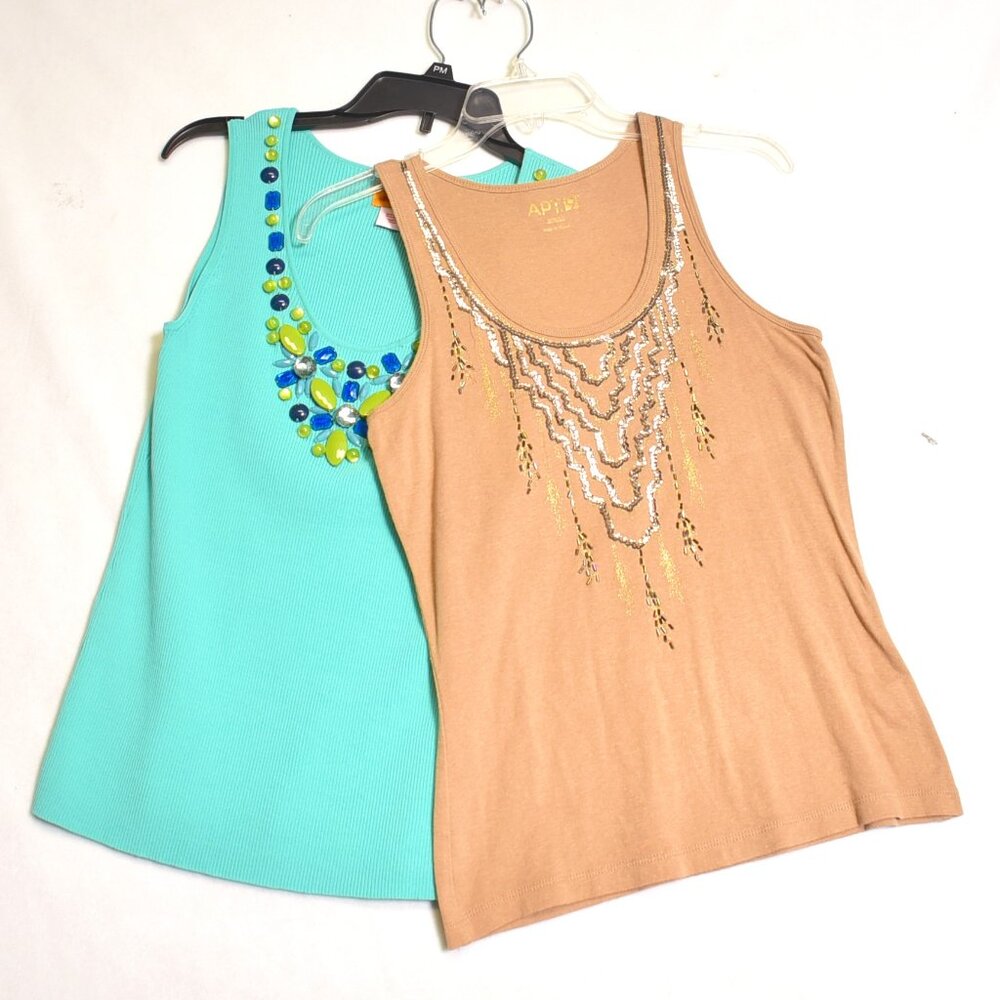 Ruby Rd. And Apt. 9 Women's Tank Top Embellished … - image 1